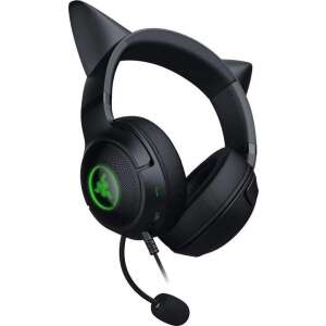 Razer Kraken Kitty Edition V2 káblové herné slúchadlá s mačacími ušami, čierna - Razer
