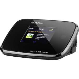 Albrecht DR 52 CA DAB+ adapter, elülső nézet, kijelző és vezérlők - Rádió