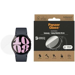 Стъклен протектор PanzerGlass за часовник Samsung Galaxy Watch 6, 40 mm, Antibacterial, Прозрачен (3683) 133886529 - Смарт устройство