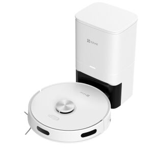 eZVIZ RE5 Plus Robotporszívó automatikus ürítő állomással, Fehér - Ezviz