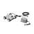 Ubbink Robotclean 1 automatic pool cleaner, white, with power supply unit