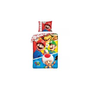 Super Mario Bros. Film Bettwäsche-Set, 140x200 cm Bettbezug und 70x90 cm Kissenbezug - Innenarchitektur