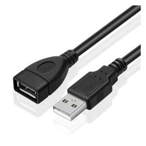 USB 2.0 hosszabbító kábel, 3.0 méter, Fekete 86450297 