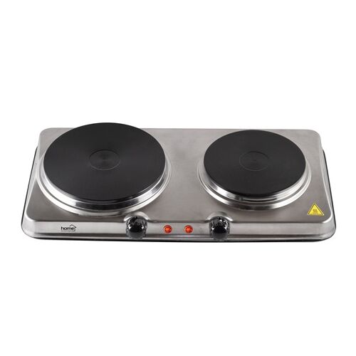 Home HG R 04SS Plită Electrică Portabilă, 2500W, Oțel Inoxidabil
