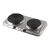 Angled View of Home HG R 04SS Portable Electric Cooktop