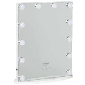 Hollywood sminktükör, LED, MDF / üveg, 41,5x13,5x51 cm