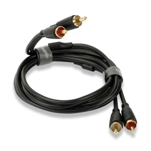 QED Connect Phono-Phono kábel, 1,5m, RCA-RCA, aranyozott csatlakozókkal