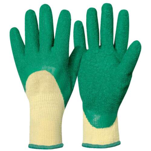 Rostaing Polyamidové pletené rukavice s latexovou podšívkou veľkosť 8