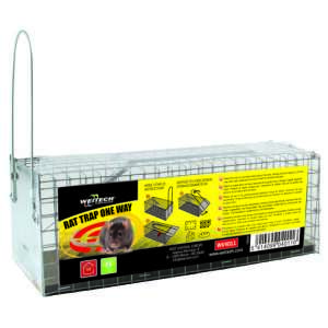 Weitech Rat Trap One Way, humane rat trap for catching rats alive - Rodent control product