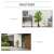 Arbore artificial de ficus, 130 cm înălțime, verde, aspect realist, pentru utilizare în interior sau exterior, nu necesită udare sau întreținere, prezentat într-o cameră de zi și pe o terasă