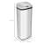 Coș de gunoi inteligent, 50 litri, cu senzor infraroșu, din oțel inoxidabil, argintiu, dimensiuni