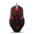 Mouse gaming optic Esperanza EGM403R APACHE 6D cu fir, negru cu accente roșii