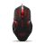 Esperanza EGM403R APACHE red and black wired gaming mouse, top view
