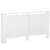 Homcom fehér MDF radiátorburkolat elölnézet