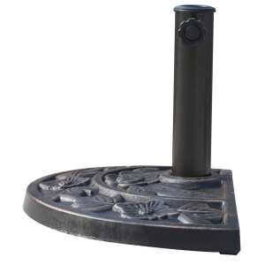 Outsunny Bază pentru Umbrelă cu Manivelă pentru Grădină din Rășină, Bronz