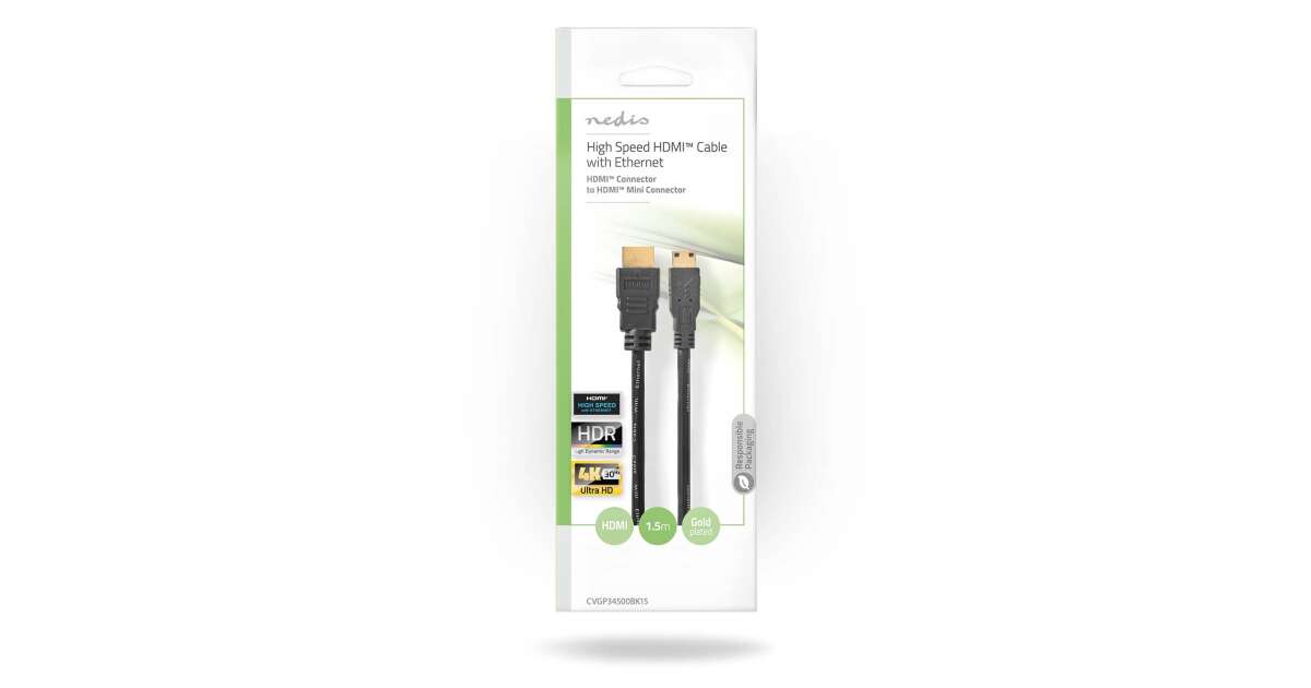 3m HDMI Cable w/ Ethernet 4K 30Hz UHD - HDMI® Cables & HDMI Adapters