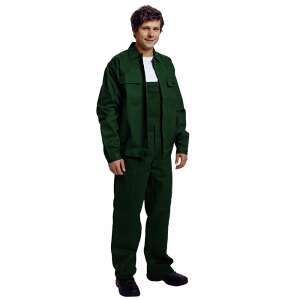 oblek záhradnícke nohavice+plášť zelený be-01-005 64 33759508 Pracovné obleky