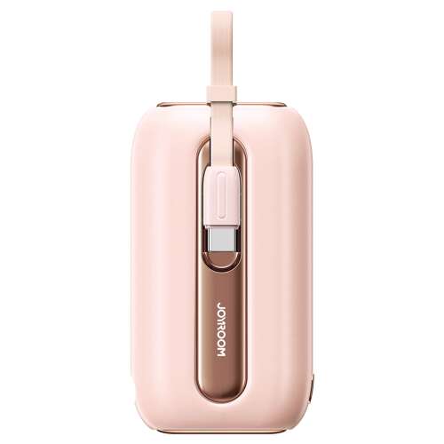 JoyRoom - Power Bank Colorful Series (JR-L013) - Lightning, Type-C, built-in 2-in-1 cable, 12W, 10000 mAh - Pink (KF2313455)