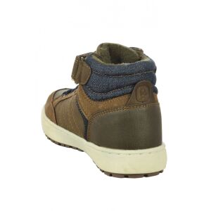 Okaidi Fiú Magas Szárú Cipő - Sötétbarna Műbőr 135854018 - Baba & Gyerek divat