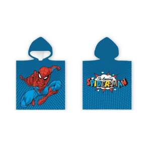 Spiderman hooded towel, blue with Spiderman design, 50x100cm - Bath Towel, Washcloth, Hooded Towel