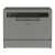 Candy CP 6E51LS freestanding dishwasher, silver, front view