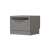 Candy CP 6E51LS freestanding dishwasher, silver, side view