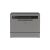 Front view of Candy CP 6E51LS compact silver dishwasher