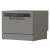 Candy CP 6E51LS freestanding dishwasher, silver, side view