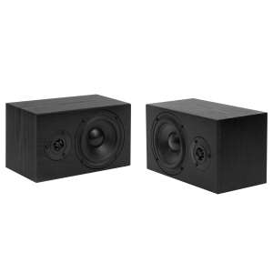 SAL Stereo hangdoboz pár SAL 150, SAL150 2-utas Hi-Fi polchangszóró pár, PRÉMIUM hangszóró, fekete polc hangszórók, hi-fi hangszórók, otthoni audio rendszer - PC hangszóró