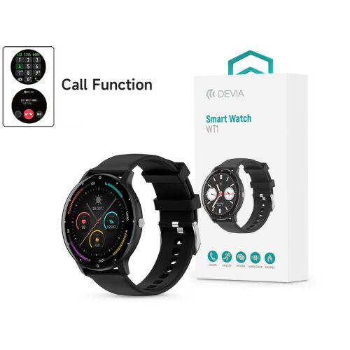 Devia WT1 Smart Watch okosóra - fekete 164475954 - Devia