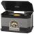 Trevi TT 1040 black turntable with wooden finish