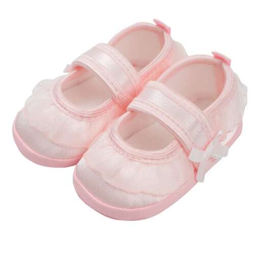 Baba kislányos cipő New Baby szatén rózsaszín 0-3 h 33777418