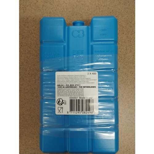 Jégakku 2x400g kék hűtőelem ételek és italok hidegen tartásához