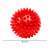 Czerwona piłka do masażu Springos o średnicy 8,5 cm