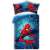 Spiderman Bettwäsche-Set, 140x200cm Bettbezug und 70x90cm Kissenbezug, blaues und rotes Design mit Spiderman-Figur