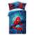 Spiderman Bettwäsche-Set, 140x200cm Bettbezug und 70x90cm Kissenbezug, blaues und rotes Design mit Spiderman-Figur