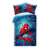 Spiderman Bettwäsche-Set, 140x200cm Bettbezug und 70x90cm Kissenbezug, blaues und rotes Design