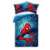 Spiderman Bettwäsche-Set, 140x200cm Bettbezug und 70x90cm Kissenbezug, blaues und rotes Design