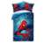 Spiderman Bettwäsche-Set, 140x200cm Bettbezug und 70x90cm Kissenbezug, blaues und rotes Design