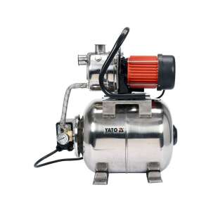YATO Elektromos vízszivattyú 1200W, rozsdamentes acél, nyomás tartály, vízszivattyú, házi vízmű - Öntözés