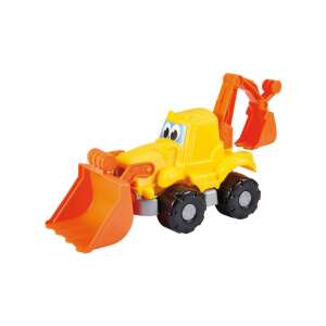 Ecoiffier gelber Spielzeugbagger mit Frontlader und beweglichem Arm, Kinderspielzeug - Strandspielzeug