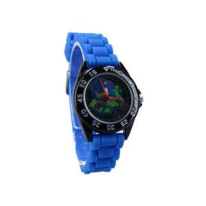Ceas pentru copii Sonic the Hedgehog cu curea din silicon albastru - Modă și îmbrăcăminte