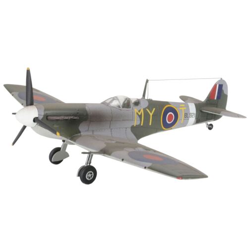 Zusammengebautes Revell Supermarine Spitfire Mk V 1:72 Modell