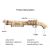 Roxi Terminator M870 3D Holz Schrotflintenmodell Diagramm mit Teilen