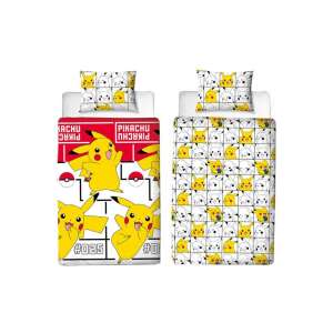 Pikachu Einzelbettwäsche, mit Pikachu-Charakterdesign - Bettwäsche