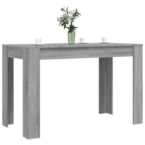 vidaXL Étkezőasztal - Szürke Sonoma - 120x60 cm