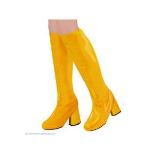 Sárga szatén csizmaszár jelmezhez, felnőtt méret - Widmann