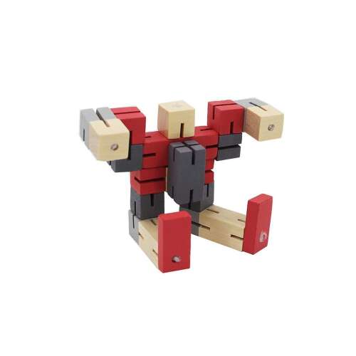 Flexibilis robot figura piros