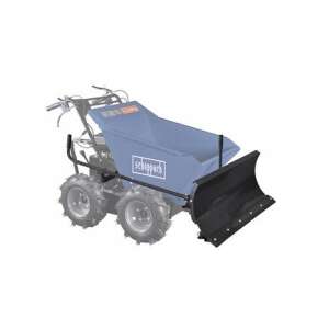 Cărucior cu roți motorizat SCHEPPACH DP 3000 cu atașament de plug de zăpadă - Scheppach