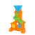 Orange plastic sand mill toy for kids, 42 cm
